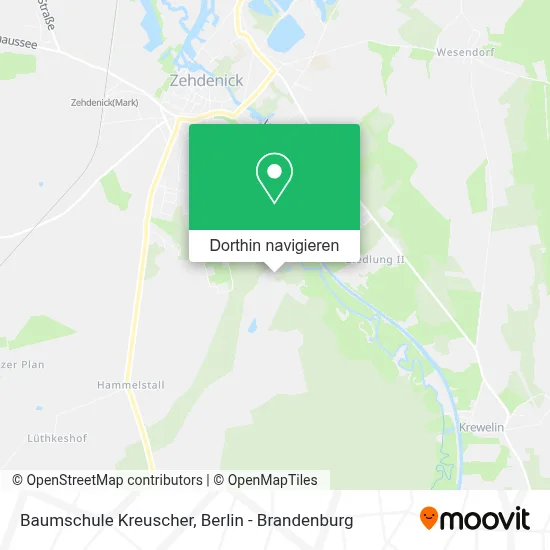 Baumschule Kreuscher Karte