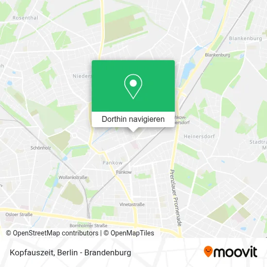 Kopfauszeit Karte