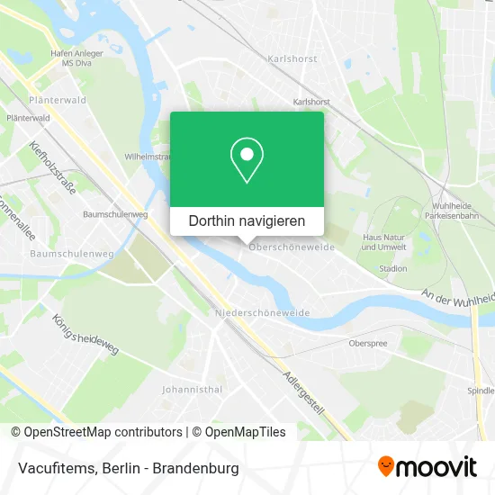 Vacufitems Karte