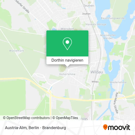 Austria-Alm Karte