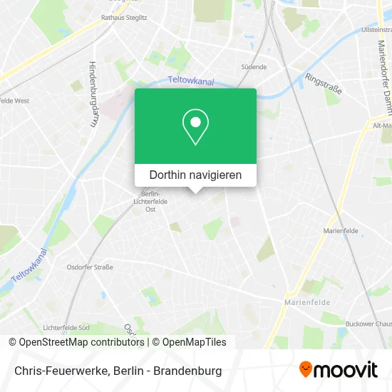 Chris-Feuerwerke Karte