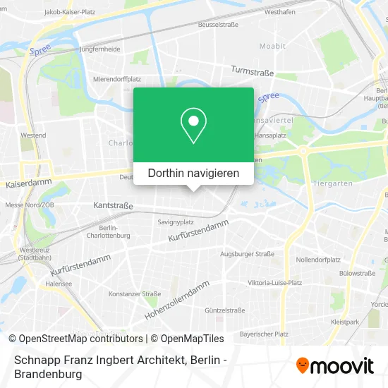 Schnapp Franz Ingbert Architekt Karte