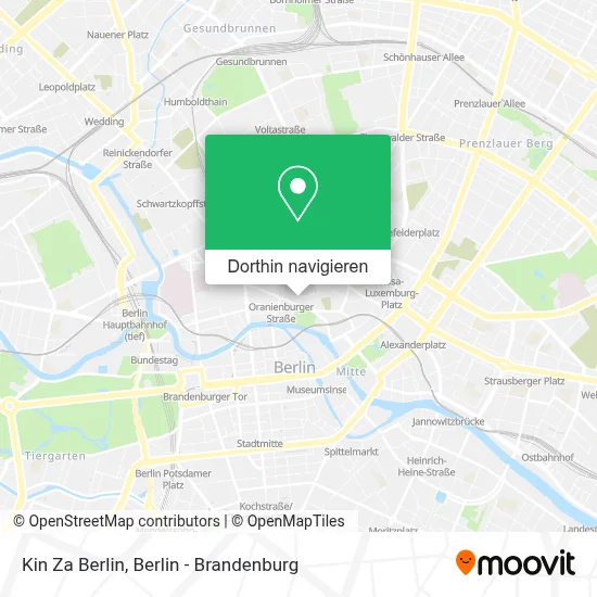 Kin Za Berlin Karte