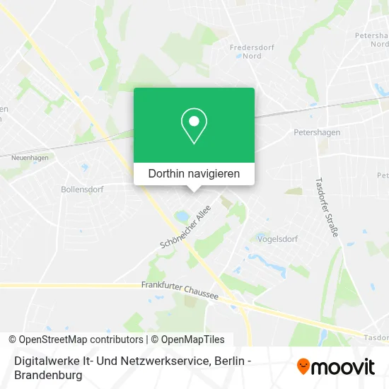 Digitalwerke It- Und Netzwerkservice Karte