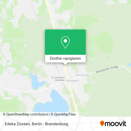 Edeka Zossen Karte