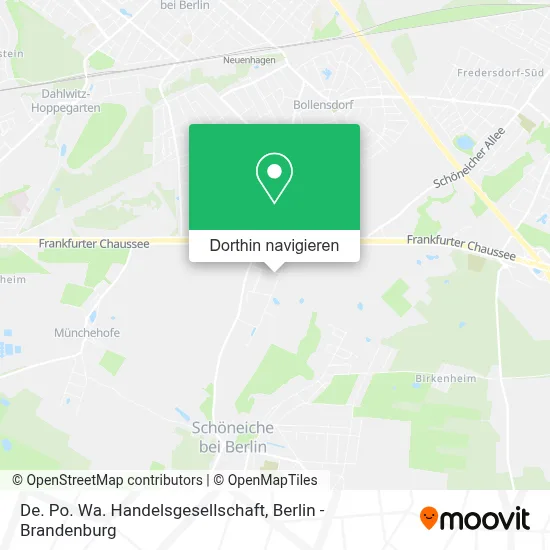 De. Po. Wa. Handelsgesellschaft Karte
