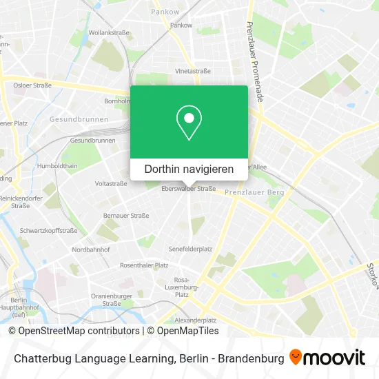 Chatterbug Language Learning Karte