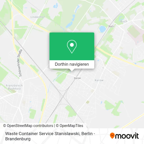 Waste Container Service Stanislawski Karte
