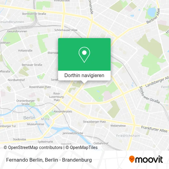 Fernando Berlin Karte