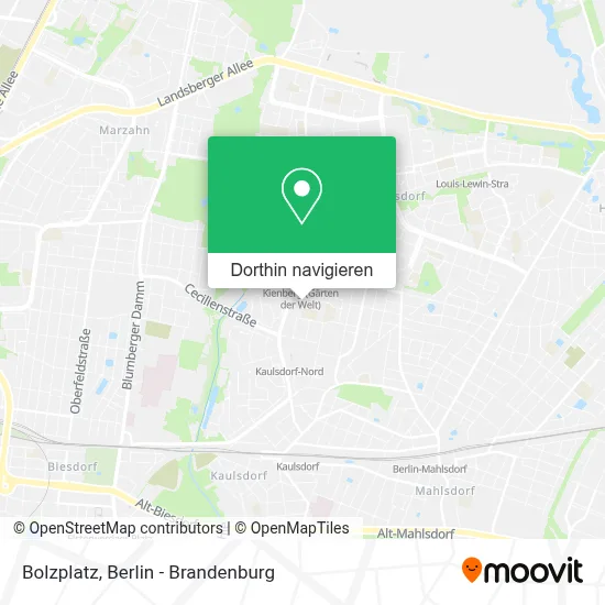 Bolzplatz Karte