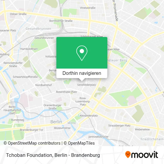 Tchoban Foundation Karte