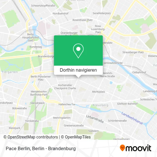 Pace Berlin Karte