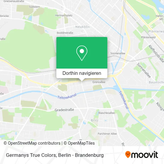 Germanys True Colors Karte