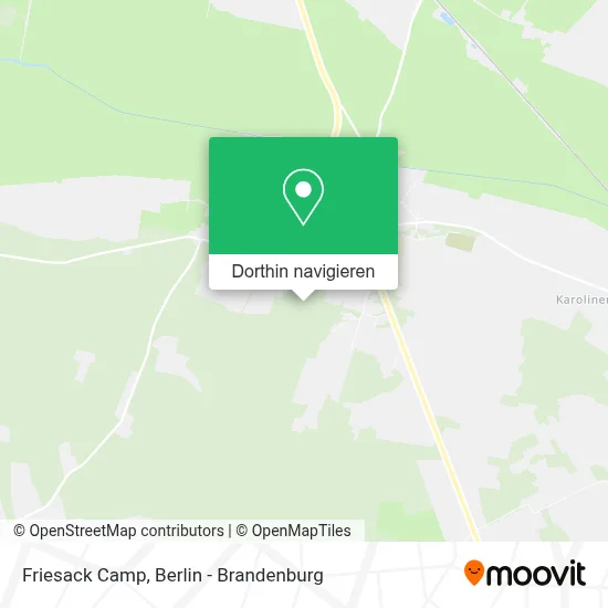 Friesack Camp Karte