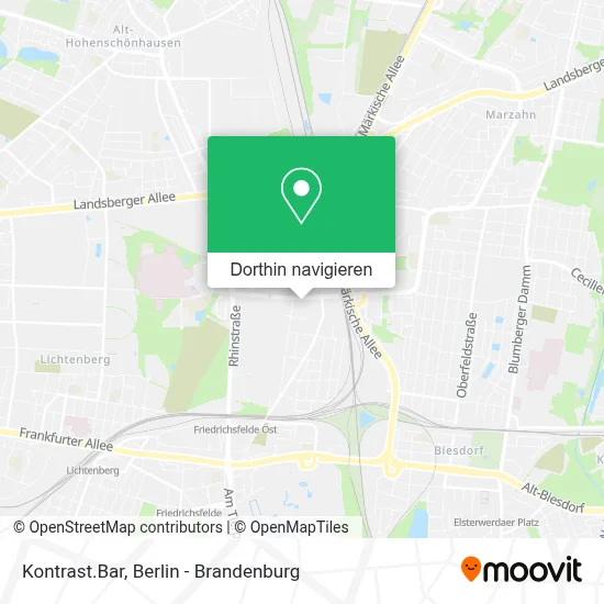 Kontrast.Bar Karte