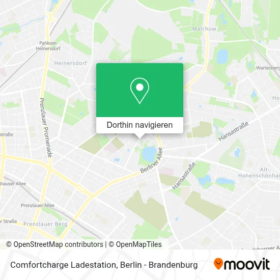 Comfortcharge Ladestation Karte