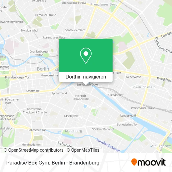 Paradise Box Gym Karte