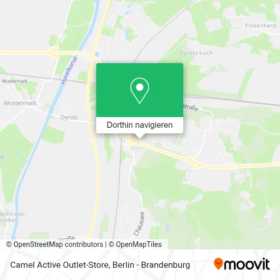 Camel Active Outlet-Store Karte