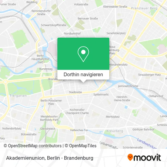 Akademienunion Karte