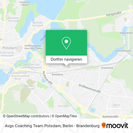 Avgs Coaching Team Potsdam Karte