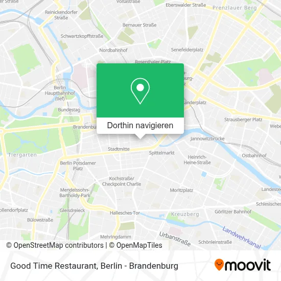 Good Time Restaurant Karte