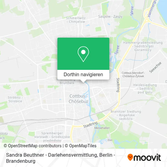 Sandra Beuthner - Darlehensvermittlung Karte