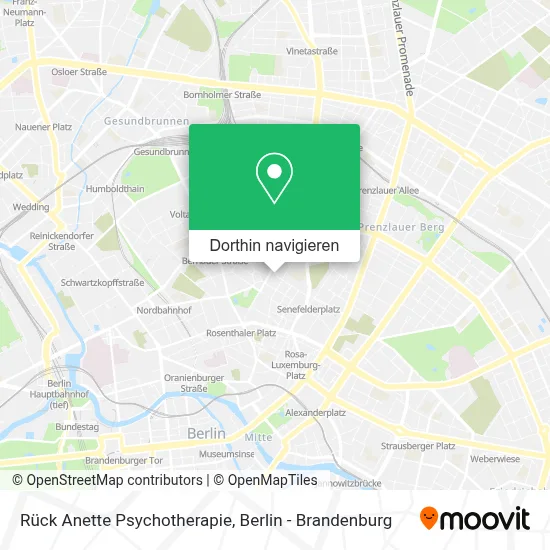 Rück Anette Psychotherapie Karte