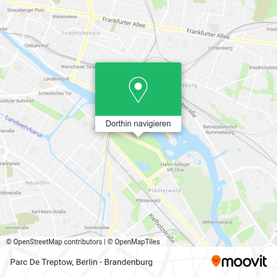 Parc De Treptow Karte