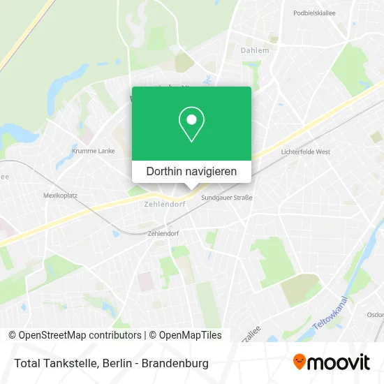 Total Tankstelle Karte