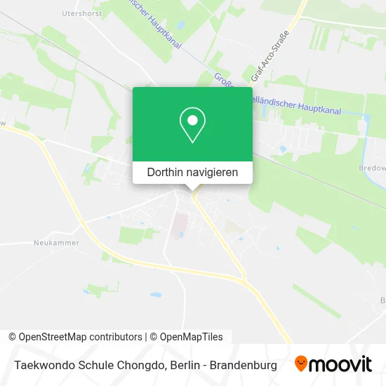 Taekwondo Schule Chongdo Karte