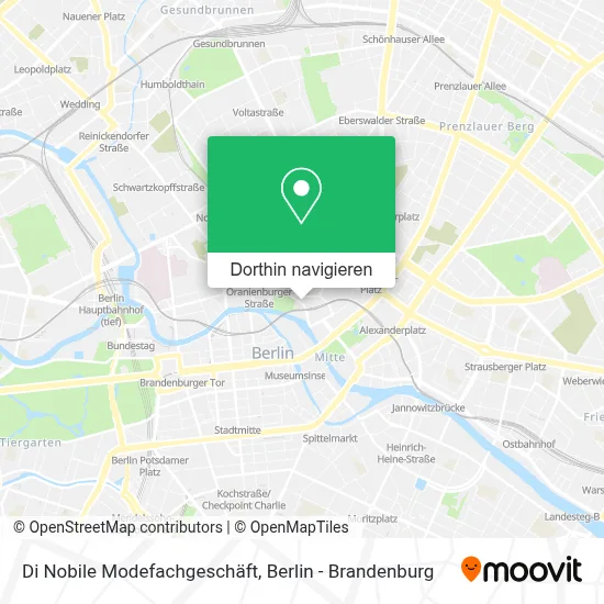 Di Nobile Modefachgeschäft Karte