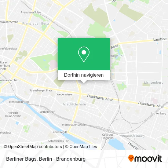 Berliner Bags Karte