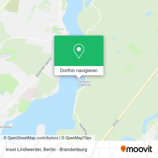 Insel Lindwerder Karte