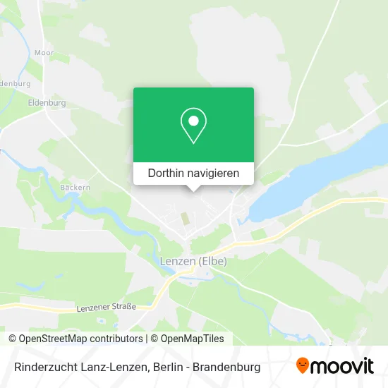 Rinderzucht Lanz-Lenzen Karte