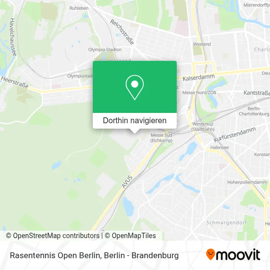 Rasentennis Open Berlin Karte