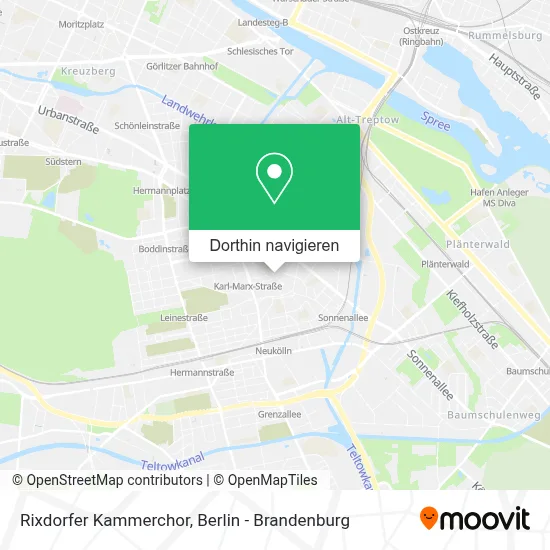 Rixdorfer Kammerchor Karte
