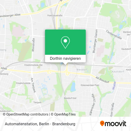 Automatenstation Karte