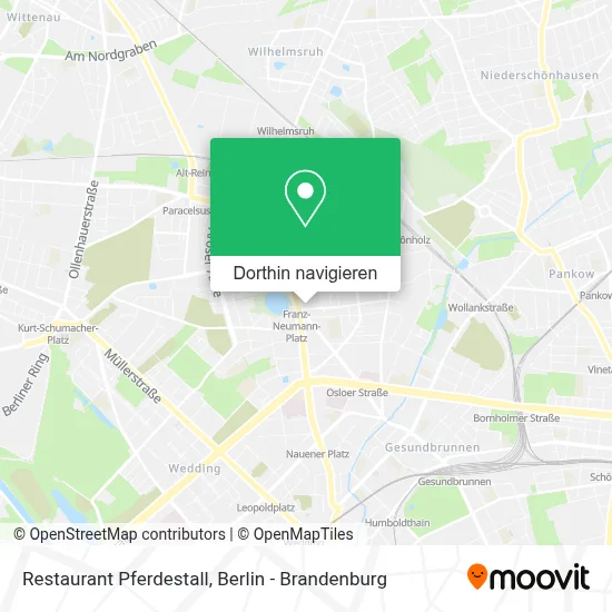 Restaurant Pferdestall Karte