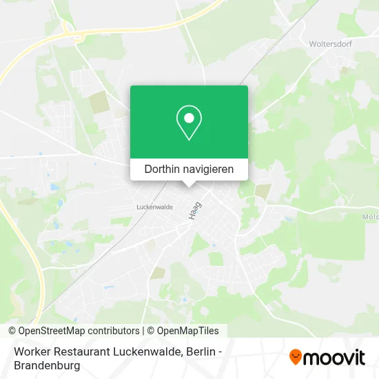 Worker Restaurant Luckenwalde Karte