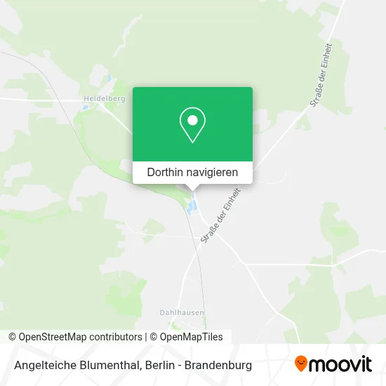 Angelteiche Blumenthal Karte