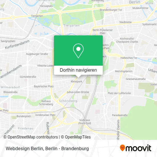 Webdesign Berlin Karte