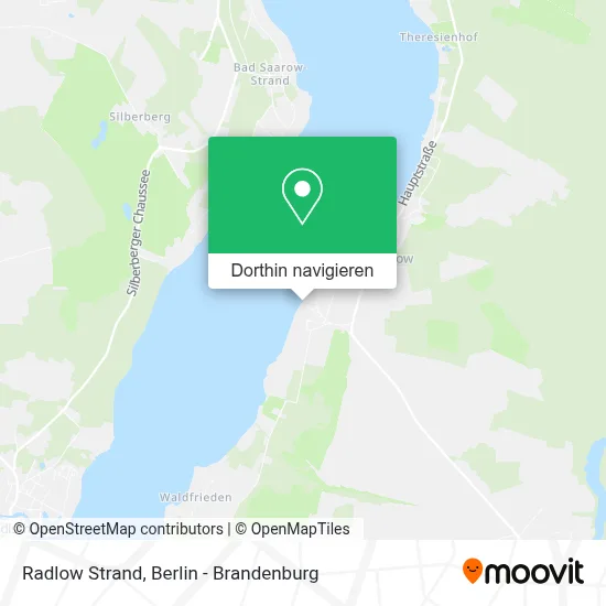Radlow Strand Karte