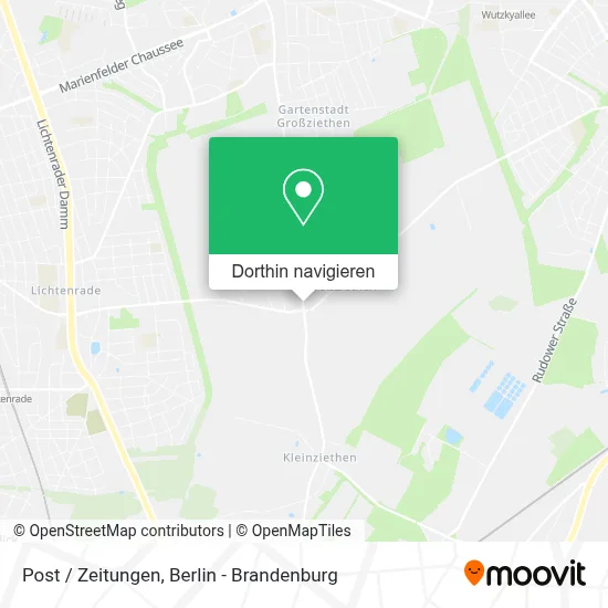Post / Zeitungen Karte