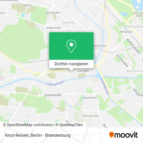 Knut-Reisen Karte