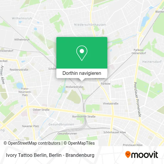 Ivory Tattoo Berlin Karte