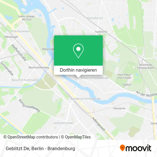 Geblitzt.De Karte