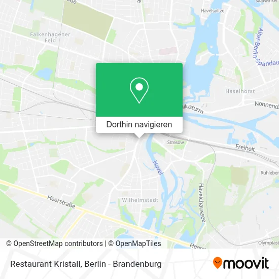Restaurant Kristall Karte