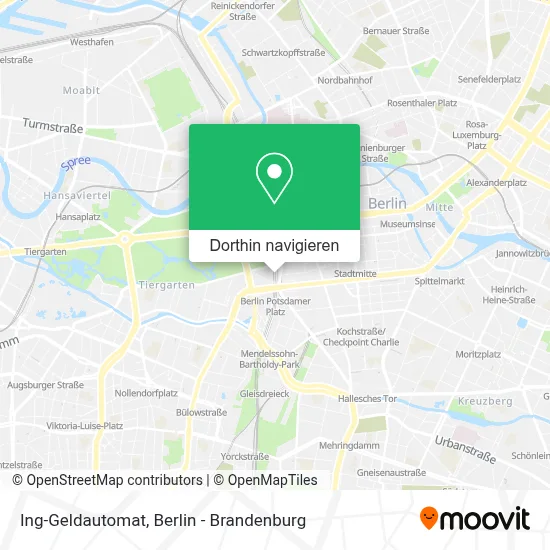 Ing-Geldautomat Karte