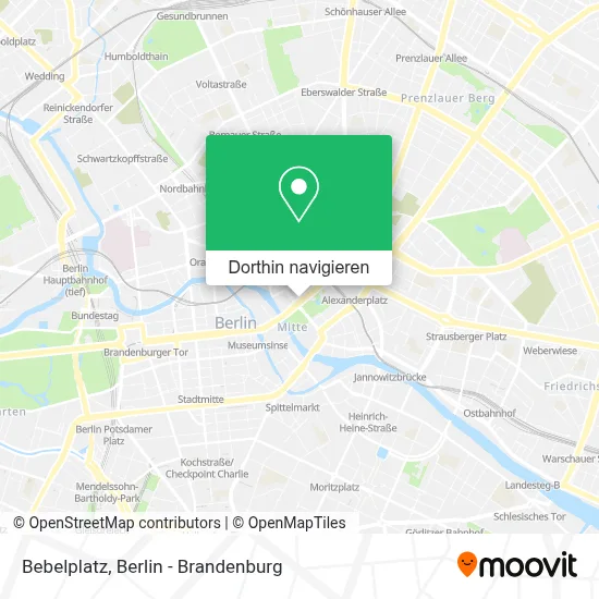 Bebelplatz Karte
