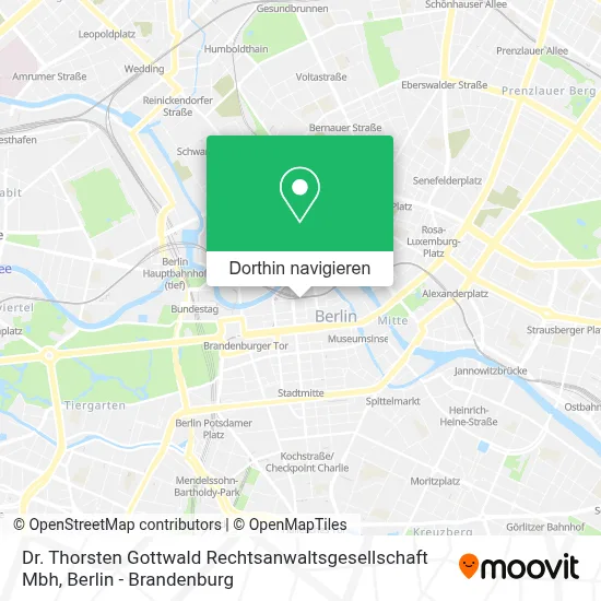 Dr. Thorsten Gottwald Rechtsanwaltsgesellschaft Mbh Karte